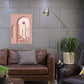 Nordic Style Teenagers Painting Building in Light Color Wall Decor, Multiple Sizes Clearhalo 'Arts' 'Canvas Art' 1728005