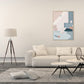Nordic Style Teenagers Painting Building in Light Color Wall Decor, Multiple Sizes Clearhalo 'Arts' 'Canvas Art' 1728012