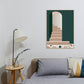 Nordic Style Teenagers Painting Building in Light Color Wall Decor, Multiple Sizes Clearhalo 'Arts' 'Canvas Art' 1728016