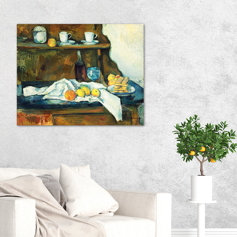 Pastel Color Scattering Fruits Painting Textured Art Print for Bedroom, Multiple Sizes Clearhalo 'Arts' 'Canvas Art' 1728056