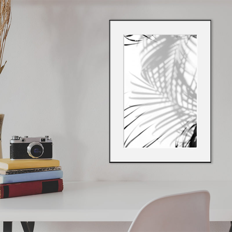 Textured Botanical Leaves Art Print Modern Style Canvas Wall Decor, Multiple Sizes Clearhalo 'Art Gallery' 'Canvas Art' 'Contemporary Art Gallery' 'Modern' Arts' 1728072