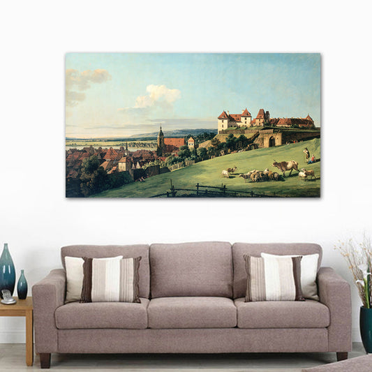 Cityscape Oil Painting Art Print Impressionism Style Canvas Wall Decor, Multiple Sizes Clearhalo 'Arts' 'Canvas Art' 1728147