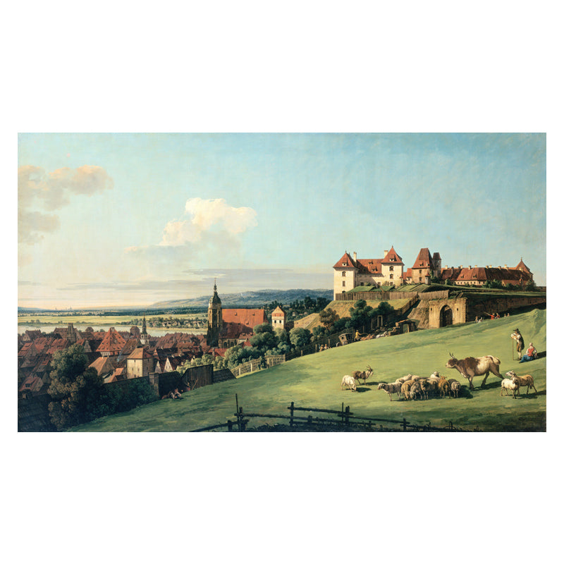 Cityscape Oil Painting Art Print Impressionism Style Canvas Wall Decor, Multiple Sizes Clearhalo 'Arts' 'Canvas Art' 1728148