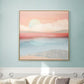Modern Sunset Scenery Canvas for Girls Bedroom Illustration Wall Art, Multiple Sizes Clearhalo 'Art Gallery' 'Canvas Art' 'Contemporary Art Gallery' 'Modern' Arts' 1728307