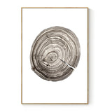 Contemporary Cabin Log Pattern Canvas in Gray Textured Painting for Girls Bedroom Clearhalo 'Art Gallery' 'Canvas Art' 'Contemporary Art Gallery' 'Modern' Arts' 1728341