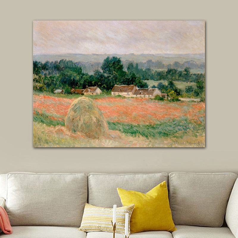 Botanic Garden Wall Decor Impressionism Textured Bedroom Canvas, Multiple Size Options Clearhalo 'Arts' 'Canvas Art' 1728368