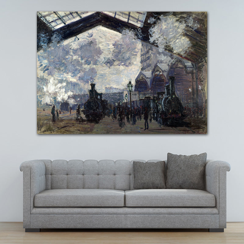 Botanic Garden Wall Decor Impressionism Textured Bedroom Canvas, Multiple Size Options Clearhalo 'Arts' 'Canvas Art' 1728376
