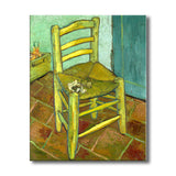 Impressionism Chair Wall Decor in Pastel Color Textured Painting for Living Room Clearhalo 'Arts' 'Canvas Art' 1728411