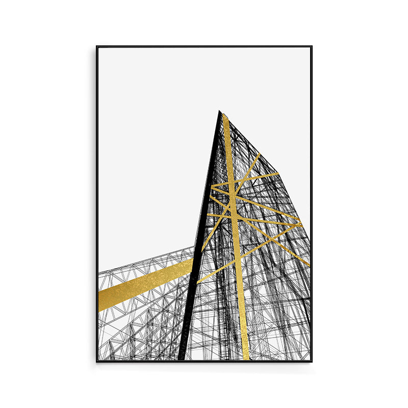 Soft Color Modern Style Canvas High-Rise Art for Dining Room, Multiple Sizes Options Clearhalo 'Art Gallery' 'Canvas Art' 'Contemporary Art Gallery' 'Modern' Arts' 1728436