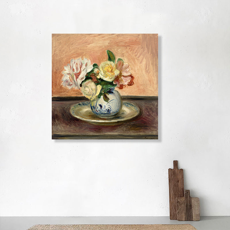 Flowers Wall Decor Impressionism Style Textured Living Room Canvas, Multiple Sizes Clearhalo 'Arts' 'Canvas Art' 1728495