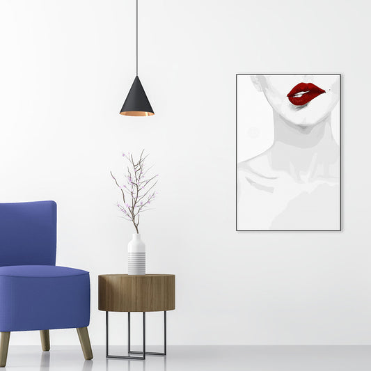 Glam Flaming Lips motif canvas imprimer des filles blanches peinture de chambre, plusieurs tailles