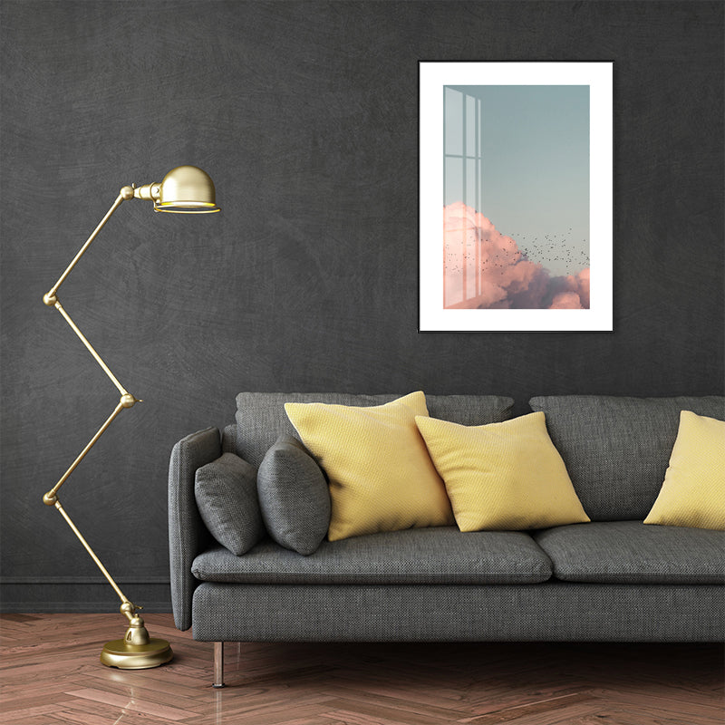 Light Color Natural Landscape Canvas Modern Textured Wall Art Print for Living Room Clearhalo 'Art Gallery' 'Canvas Art' 'Contemporary Art Gallery' 'Modern' Arts' 1728545