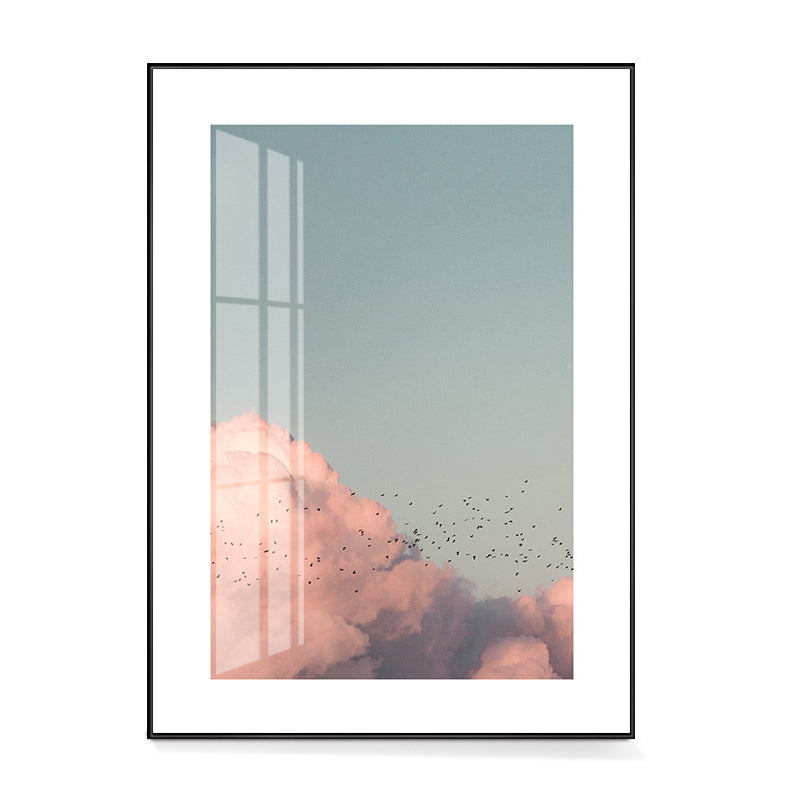 Light Color Natural Landscape Canvas Modern Textured Wall Art Print for Living Room Clearhalo 'Art Gallery' 'Canvas Art' 'Contemporary Art Gallery' 'Modern' Arts' 1728547