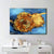 Sunflowers Canvas Wall Art in Orange Impressionism Style Painting for Living Room Orange Clearhalo 'Arts' 'Canvas Art' 1728555