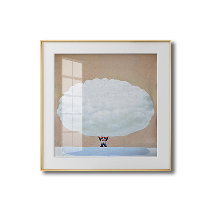 Illustration Painting Kids Style Canvas Cartoon Character in Soft Color, Multiple Sizes Clearhalo 'Art Gallery' 'Canvas Art' 'Kids' Arts' 1728734