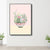 Contemporary Cactus Canvas Guest Room Wall Art Print in Pastel Color, Multiple Sizes Pink Clearhalo 'Art Gallery' 'Canvas Art' 'Contemporary Art Gallery' 'Modern' Arts' 1728751