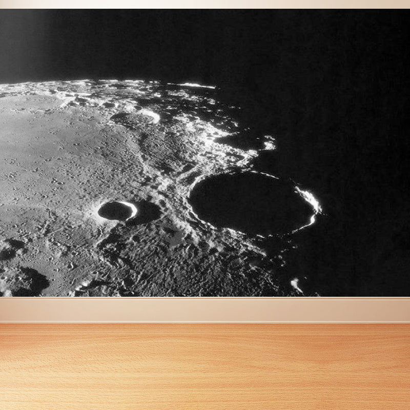 Magical Planet Mural Wallpaper Pastel Color Modern Wall Covering for Girls Bedroom Clearhalo 'Wall Decor' 'Wall Mural' 1729416