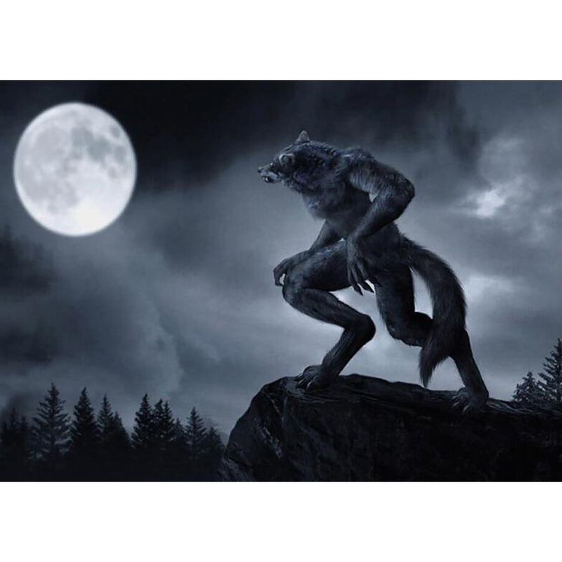 Modern Style Lunar Mural Decal Light Color Waterproofing Wall Decor for Dining Room Clearhalo 'Wall Decor' 'Wall Mural' 1729448