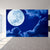 Contemporary Style Luna-Glob Mural Wallpaper Soft Color Outer Space Wall Covering Blue Clearhalo 'Wall Decor' 'Wall Mural' 1729480