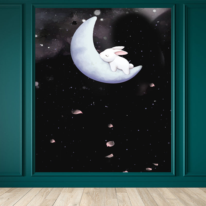 Modern Planet Wall Mural Non-Woven Stain Resistant Soft Color Wall Art for Living Room Clearhalo 'Wall Decor' 'Wall Mural' 1729511