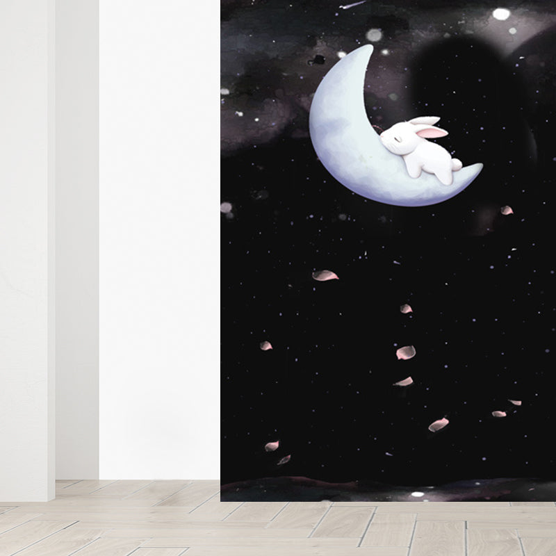 Modern Planet Wall Mural Non-Woven Stain Resistant Soft Color Wall Art for Living Room Clearhalo 'Wall Decor' 'Wall Mural' 1729512