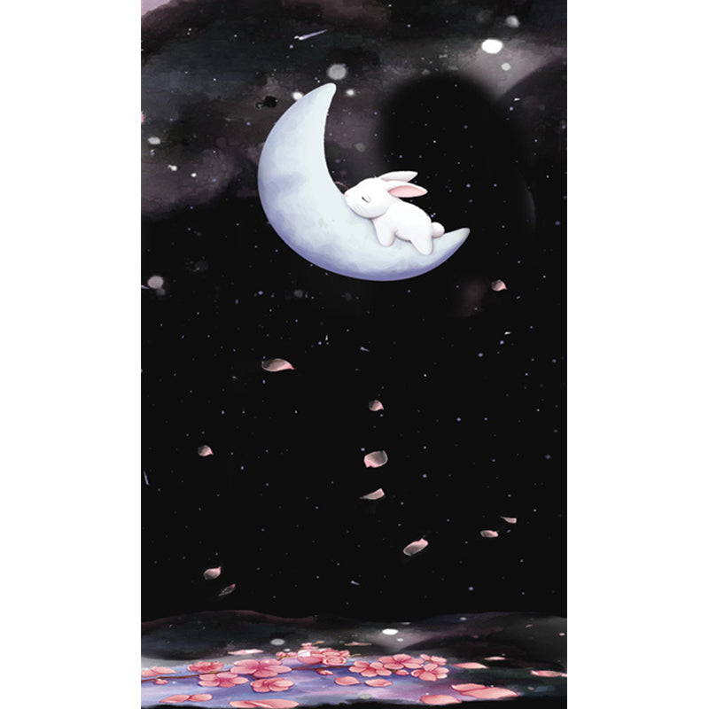 Modern Planet Wall Mural Non-Woven Stain Resistant Soft Color Wall Art for Living Room Clearhalo 'Wall Decor' 'Wall Mural' 1729513