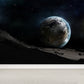 Pastel Color Planet View Mural for Decoration Contemporary Living Room Wall Decor Black Clearhalo 'Wall Decor' 'Wall Mural' 1729540