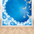 Pastel Color Planet View Mural for Decoration Contemporary Living Room Wall Decor Blue Clearhalo 'Wall Decor' 'Wall Mural' 1729545