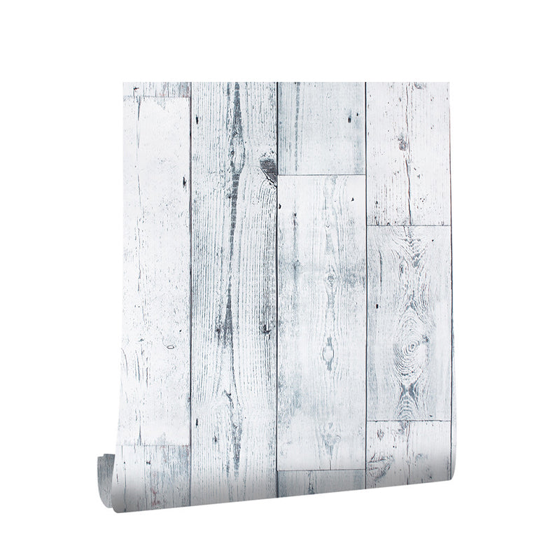 White Shiplap Wallpaper Roll Construction Rustic Pick Up Sticks Wall Covering for Home Clearhalo 'Country wall decor' 'Rustic' 'Wallpaper' Wall Decor' 1729977