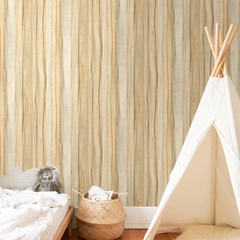 Pine Wood Wallpaper Roll Light Brown Rustic Wall Art for Bedroom, Pick Up Sticks Light Brown Clearhalo 'Country wall decor' 'Rustic' 'Wallpaper' Wall Decor' 1729994