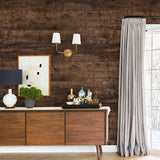 Peel Wood Grain Wallpaper Roll 10' L x 17.5" W Country Wall Covering for Accent Wall Clearhalo 'Country wall decor' 'Rustic' 'Wallpaper' Wall Decor' 1730005