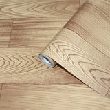 Farmhouse Interweaving Wood Wallpaper PVC Adhesive Brown Wall Art for Living Room Clearhalo 'Country wall decor' 'Rustic' 'Wallpaper' Wall Decor' 1730045