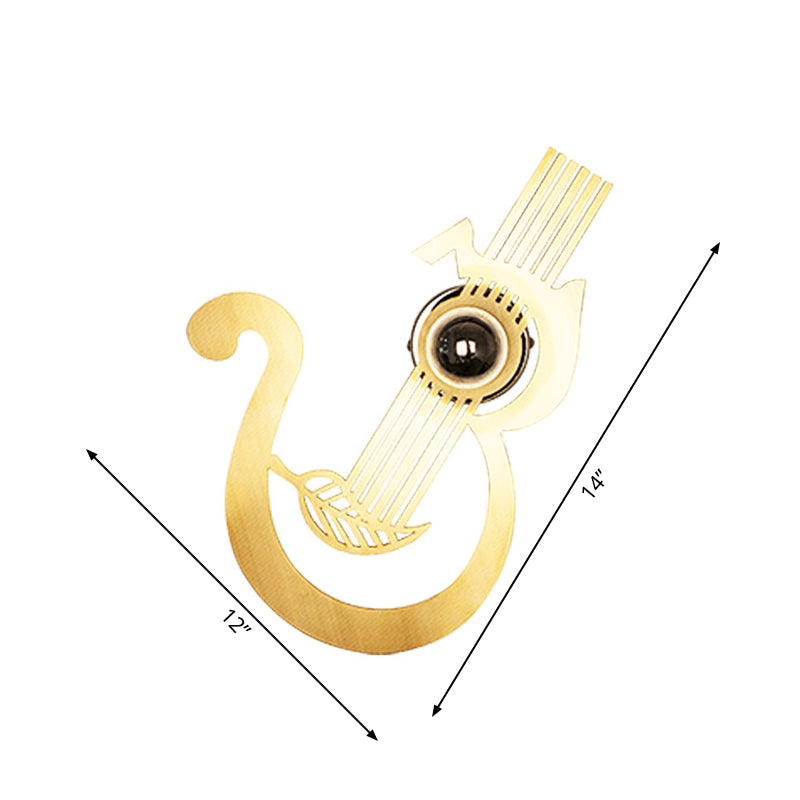 Modern Lovely Wall Light Wood Single Light Brown Sconce Light for Corridor Nursing Room Clearhalo 'Wall Lamps & Sconces' 'Wall Lights' Lighting' 173049