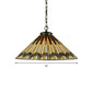 Conical Shape Hanging Lamp Kit Tiffany Hand Rolled Art Glass 1 Light Amber Suspended Lighting Fixture for Stair Clearhalo 'Ceiling Lights' 'Industrial' 'Middle Century Pendants' 'Pendant Lights' 'Pendants' 'Tiffany close to ceiling' 'Tiffany Pendants' 'Tiffany' Lighting' 173268