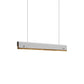 Rectangle Ceiling Pendant Light Modernism Wood and Metal 23.5"/35.5"/47" Wide 1 Light White/Pink/Yellow Hanging Lamp Kit Clearhalo 'Ceiling Lights' 'Modern Pendants' 'Modern' 'Pendant Lights' 'Pendants' Lighting' 173706