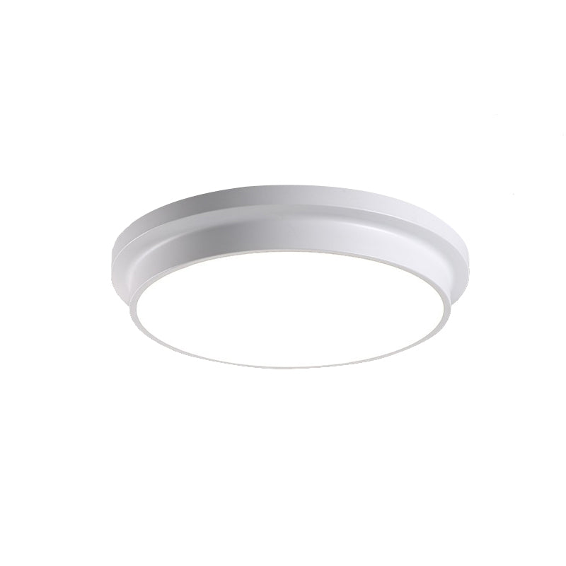 Nordic Macaron Colored Ceiling Light Round Shape Acrylic Flushmount Light for Child Bedroom Clearhalo 'Ceiling Lights' 'Close To Ceiling Lights' 'Close to ceiling' 'Flush mount' Lighting' 173919