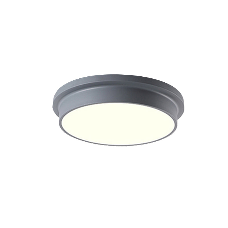 Nordic Macaron Colored Ceiling Light Round Shape Acrylic Flushmount Light for Child Bedroom Clearhalo 'Ceiling Lights' 'Close To Ceiling Lights' 'Close to ceiling' 'Flush mount' Lighting' 173923