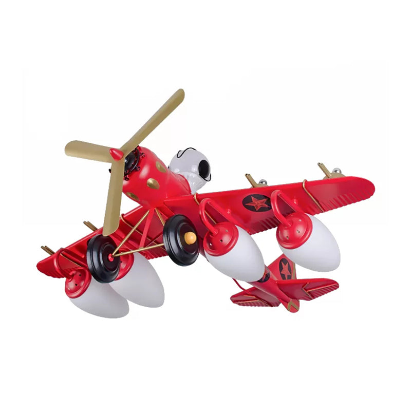 Cool Fighter Airplane Pendant Light Metal 5 Lights Pendant Lamp for Kindergarten Bedroom Clearhalo 'Ceiling Lights' 'Chandeliers' Lighting' options 17395