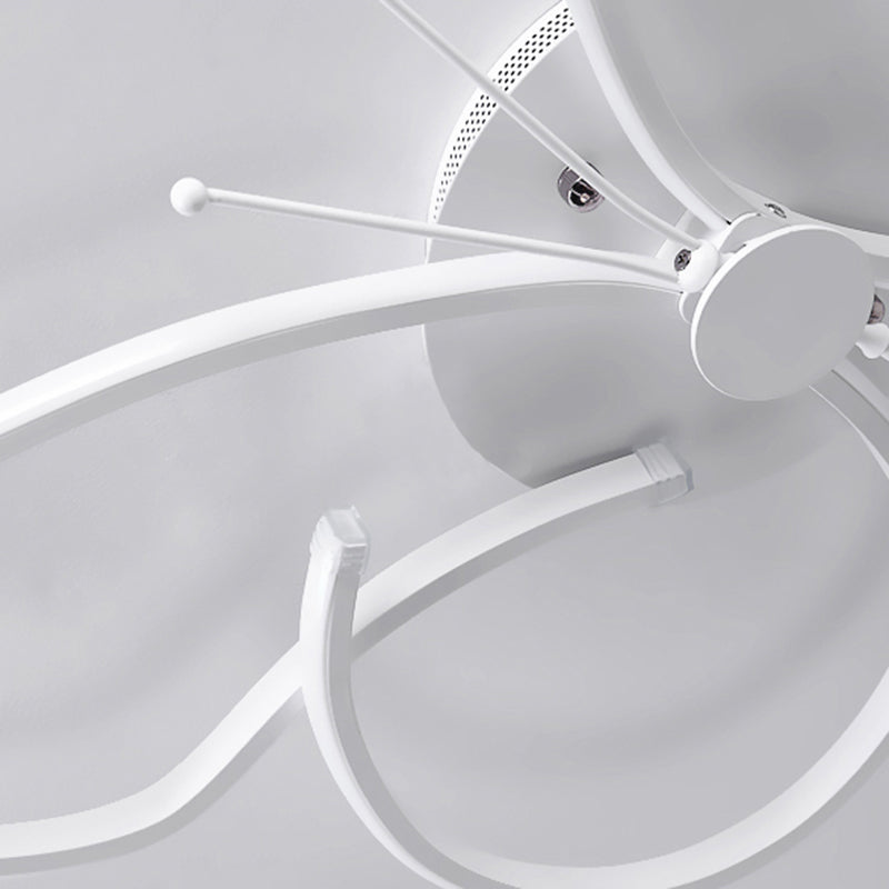 Acrylic Butterfly Ceiling Light Contemporary Flush Mount Light in White for Nursing Room Clearhalo 'Ceiling Lights' 'Close To Ceiling Lights' 'Close to ceiling' Lighting' 174348