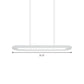 Oval Office Ceiling Light Acrylic 31.5"/39" Wide LED Modernism Pendant in Warm/White/Natural Light Clearhalo 'Ceiling Lights' 'Modern Pendants' 'Modern' 'Pendant Lights' 'Pendants' Lighting' 174882