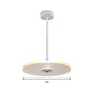 12"/16" Wide Round Pendant Lighting Modern Crystal 1 Light LED White Hanging Lamp for Living Room Clearhalo 'Ceiling Lights' 'Modern Pendants' 'Modern' 'Pendant Lights' 'Pendants' Lighting' 174930