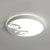 Round Child Bedroom Ceiling Mount Light with Monkey Metal Acrylic Kids Ceiling Fixture in White White Clearhalo 'Ceiling Lights' 'Close To Ceiling Lights' 'Close to ceiling' 'Flush mount' Lighting' 175194