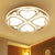 Acrylic Heart Petal Ceiling Light Modern Stylish Flush Mount Light in White Finish for Bathroom White Clearhalo 'Ceiling Lights' 'Close To Ceiling Lights' 'Close to ceiling' 'Flush mount' Lighting' 175233