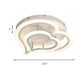 Romantic Loving Heart Ceiling Light Acrylic White Finish Flush Light for Child Bedroom Clearhalo 'Ceiling Lights' 'Close To Ceiling Lights' 'Close to ceiling' 'Flush mount' Lighting' 175276