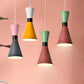 Hourglass Ceiling Pendant Light Contemporary Nordic Style Metal 1 Bulb Grey/Red/Yellow Hanging Lamp for Living Room Clearhalo 'Ceiling Lights' 'Modern Pendants' 'Modern' 'Pendant Lights' 'Pendants' Lighting' 175314