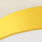 Lovely Circular Ceiling Mount Light Acrylic LED Flush Light in Yellow with Giraffe for Baby Bedroom Clearhalo 'Ceiling Lights' 'Close To Ceiling Lights' 'Close to ceiling' 'Flush mount' Lighting' 175463