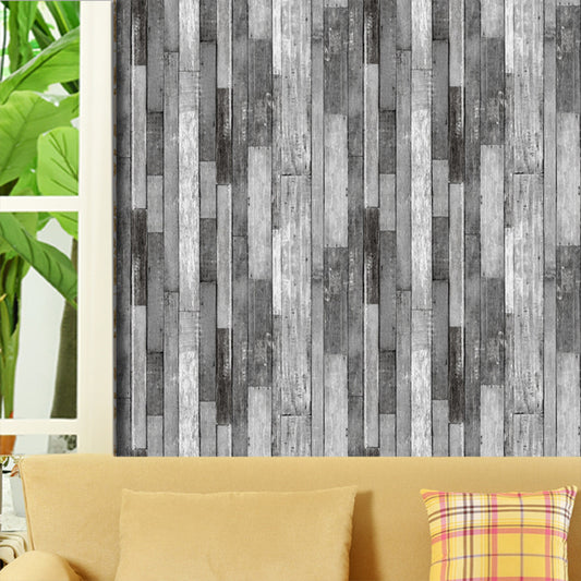 Pastel Painted Wood Wallpaper Roll Waterproofing Farmhouse Sitting Room Wall Art Grey Clearhalo 'Country wall decor' 'Rustic' 'Wallpaper' Wall Decor' 1756694