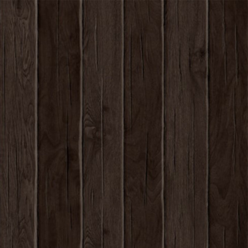 Washable Wood Board Wallpaper Roll PVC Rustic Wall Decor for Dining Room, 33' x 20.5" Dark Gray Clearhalo 'Country wall decor' 'Rustic' 'Wallpaper' Wall Decor' 1756780