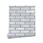 Stretcher Bond Brickwork Wallpaper Grey Farmhouse Wall Decor for Room, Self-Adhesive Clearhalo 'Country wall decor' 'Rustic' 'Wallpaper' Wall Decor' 1756839