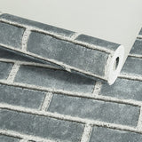 Unpasted Bright Brick Wallpaper Roll House Interior Construction Wall Art, 57.1-sq ft